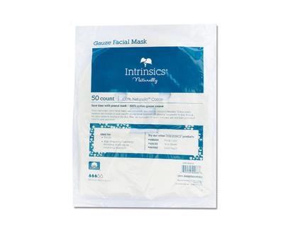 Intrinsics Precut Gauze Facial Mask 50ct - Salon Accessories