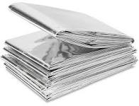 Mylar Foil Blankets 6pk - Salon Accessories